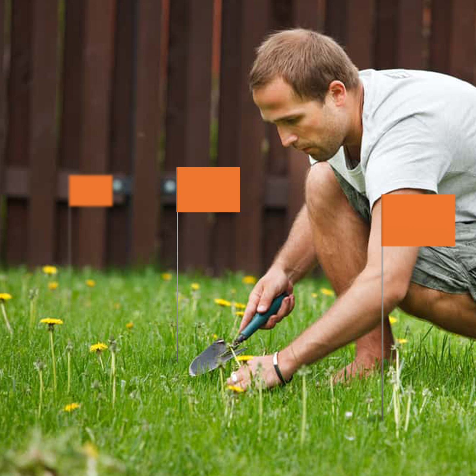 Customized Lawn Marking Flag